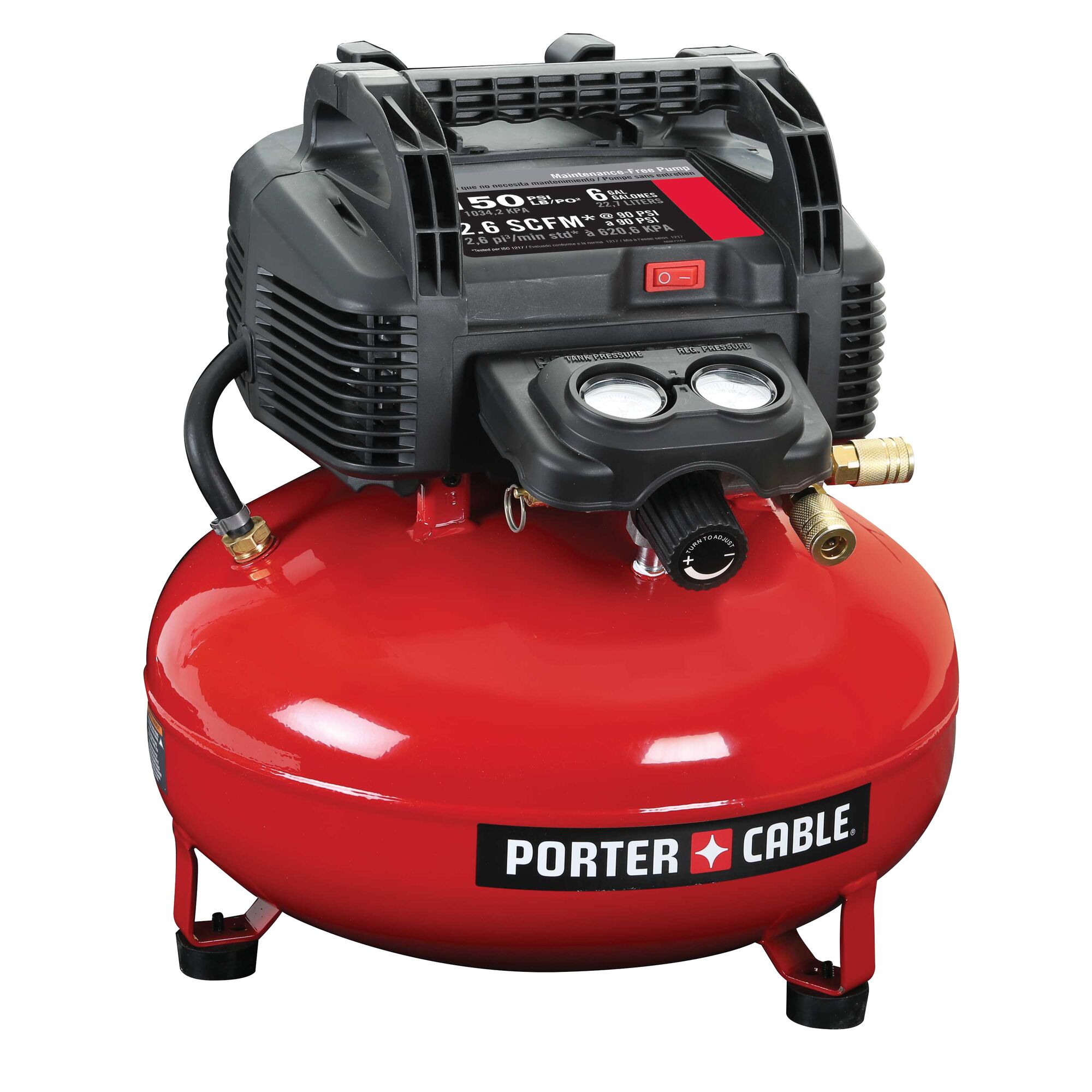 6 Gallon Oil Free Pancake Compressor PORTER CABLE