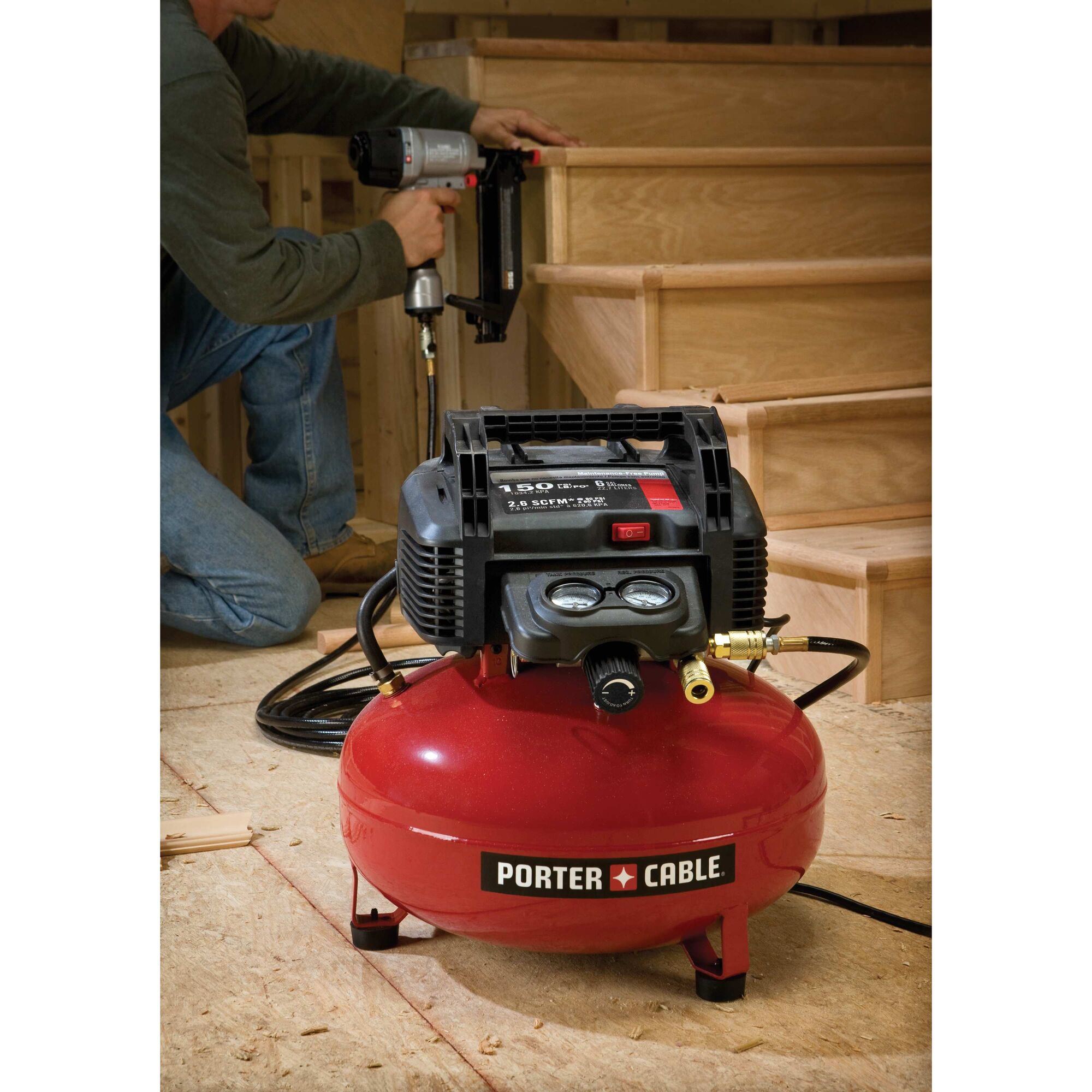 Porter cable combo kit air compressor hot sale