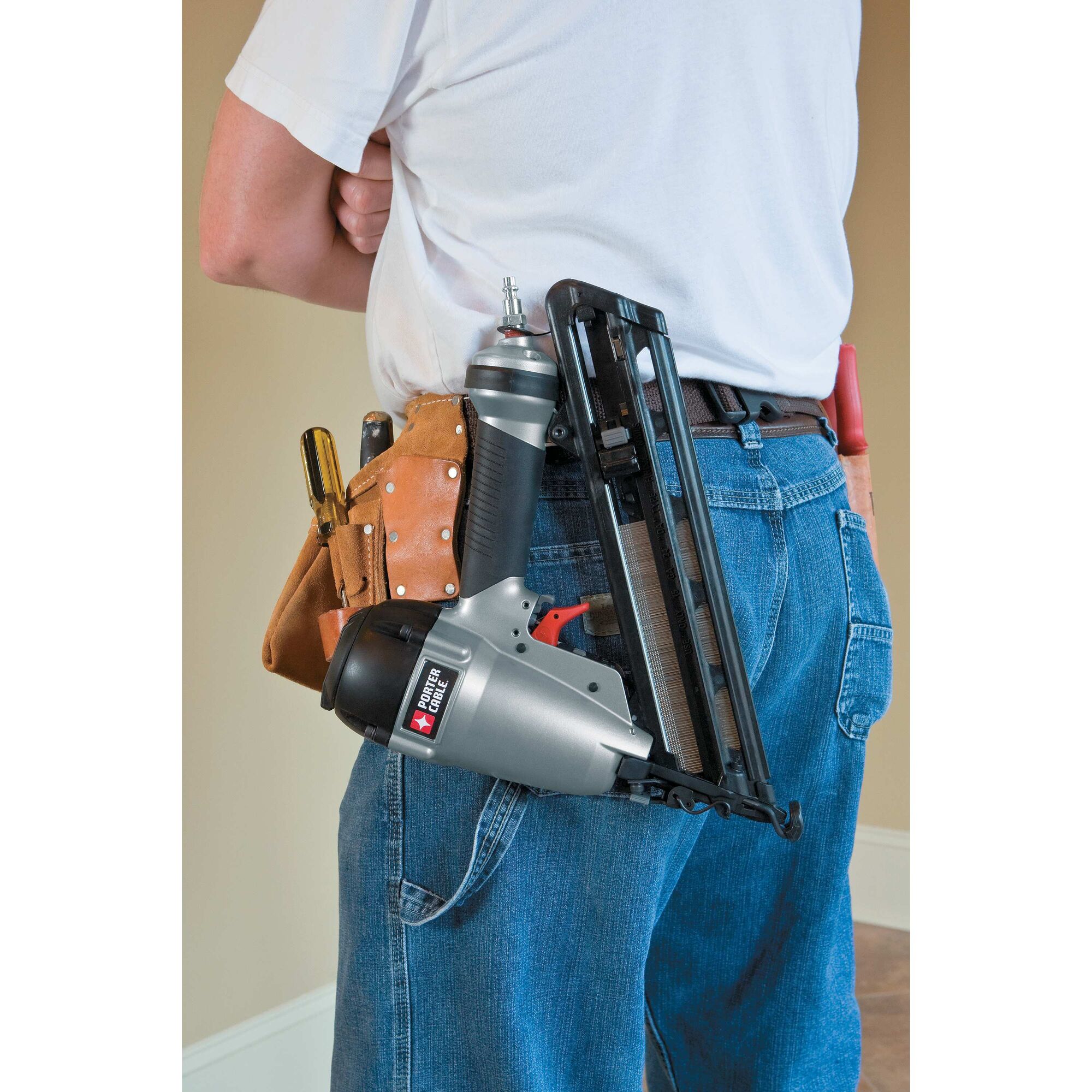 Porter cable nail online gun set