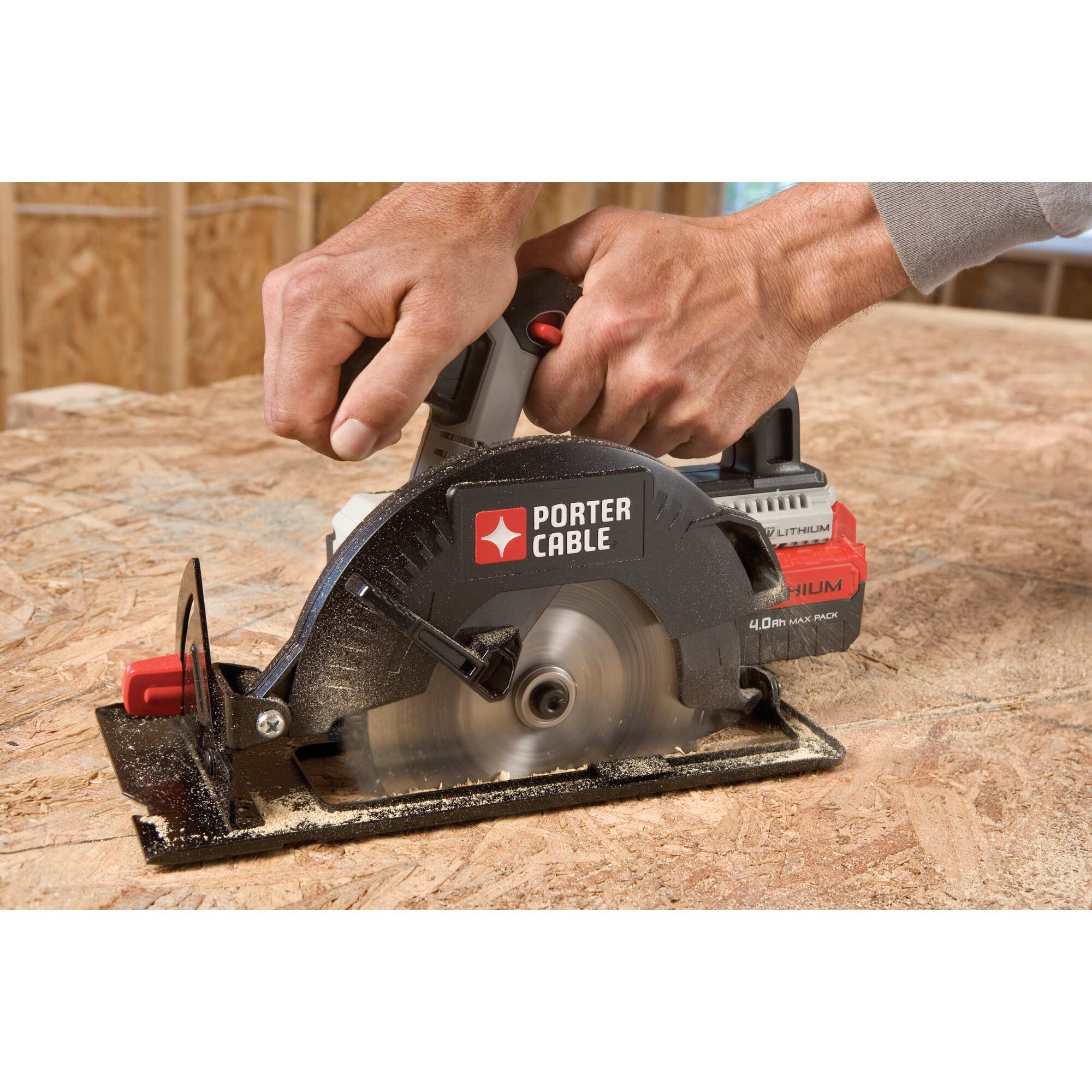 Porter cable cordless 2025 circular saw blade size