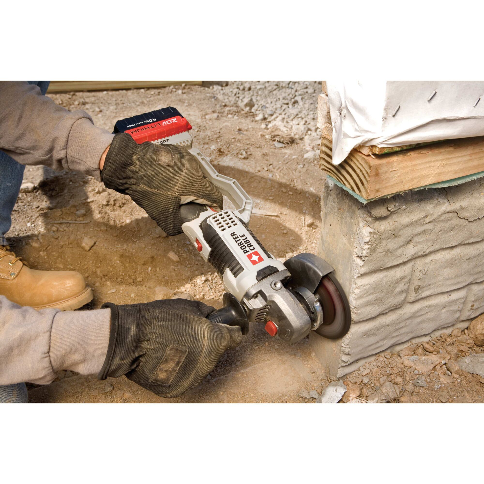 Porter cable cordless deals grinder