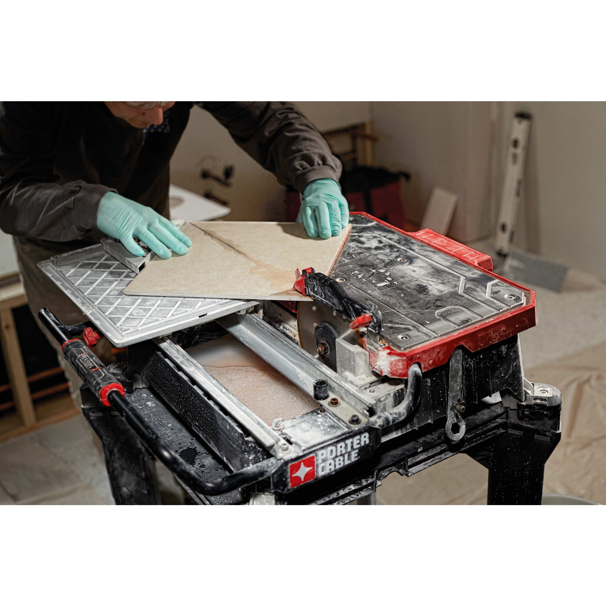 20V MAX 7 in. Table Top Wet Tile Saw PORTER CABLE