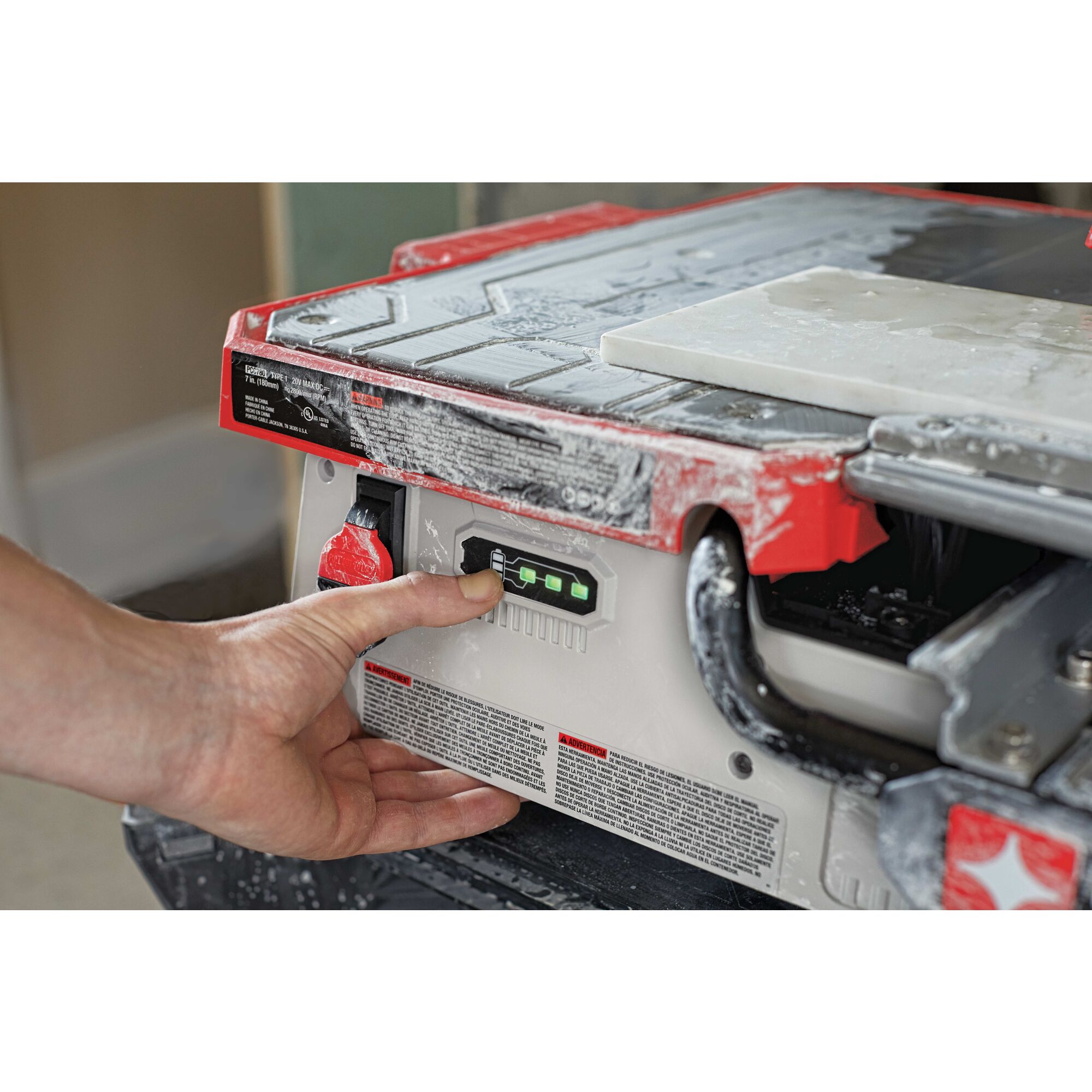 Porter cable best sale cordless tile saw