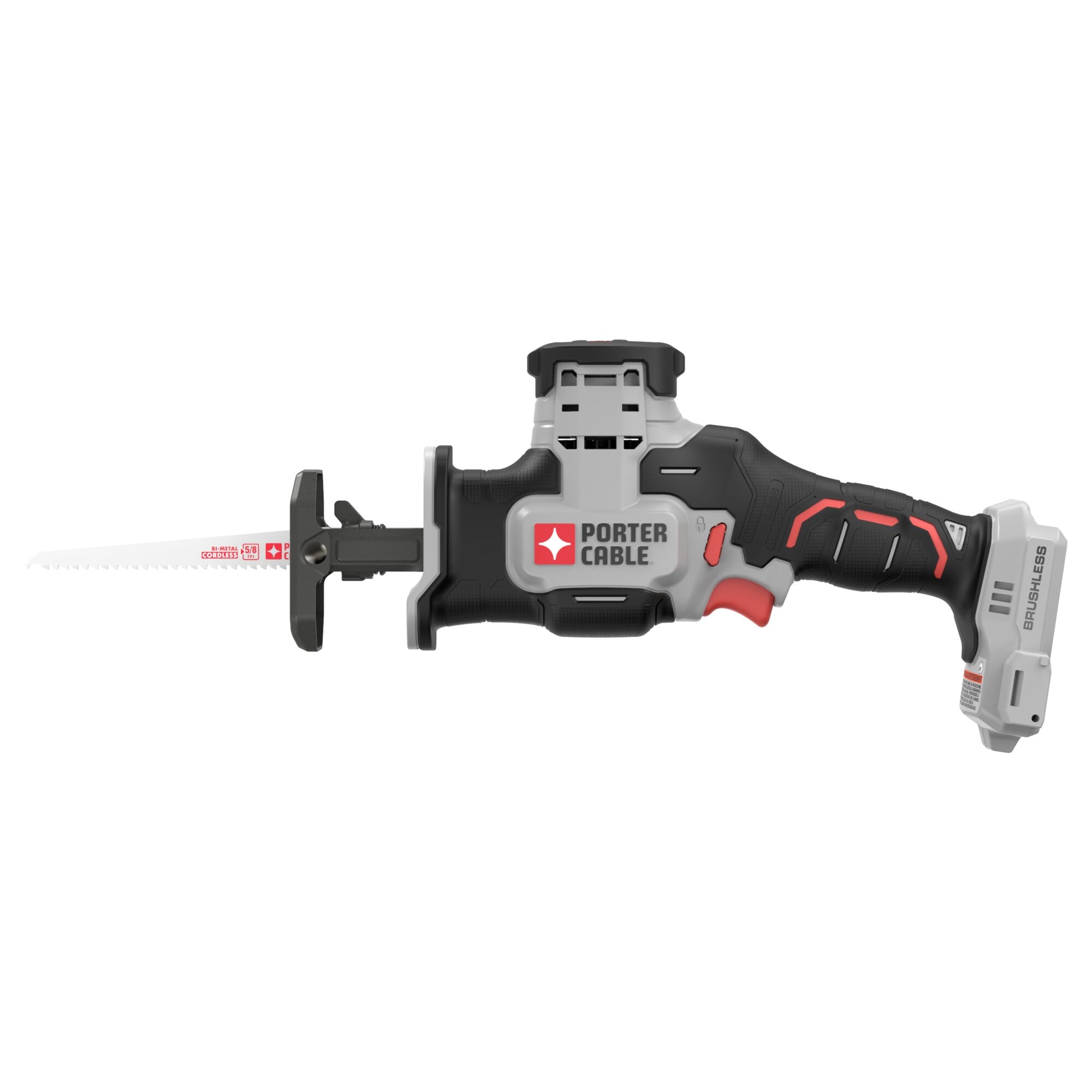 20V MAX Brushless Compact Reciprocating Saw Tool Only PORTER