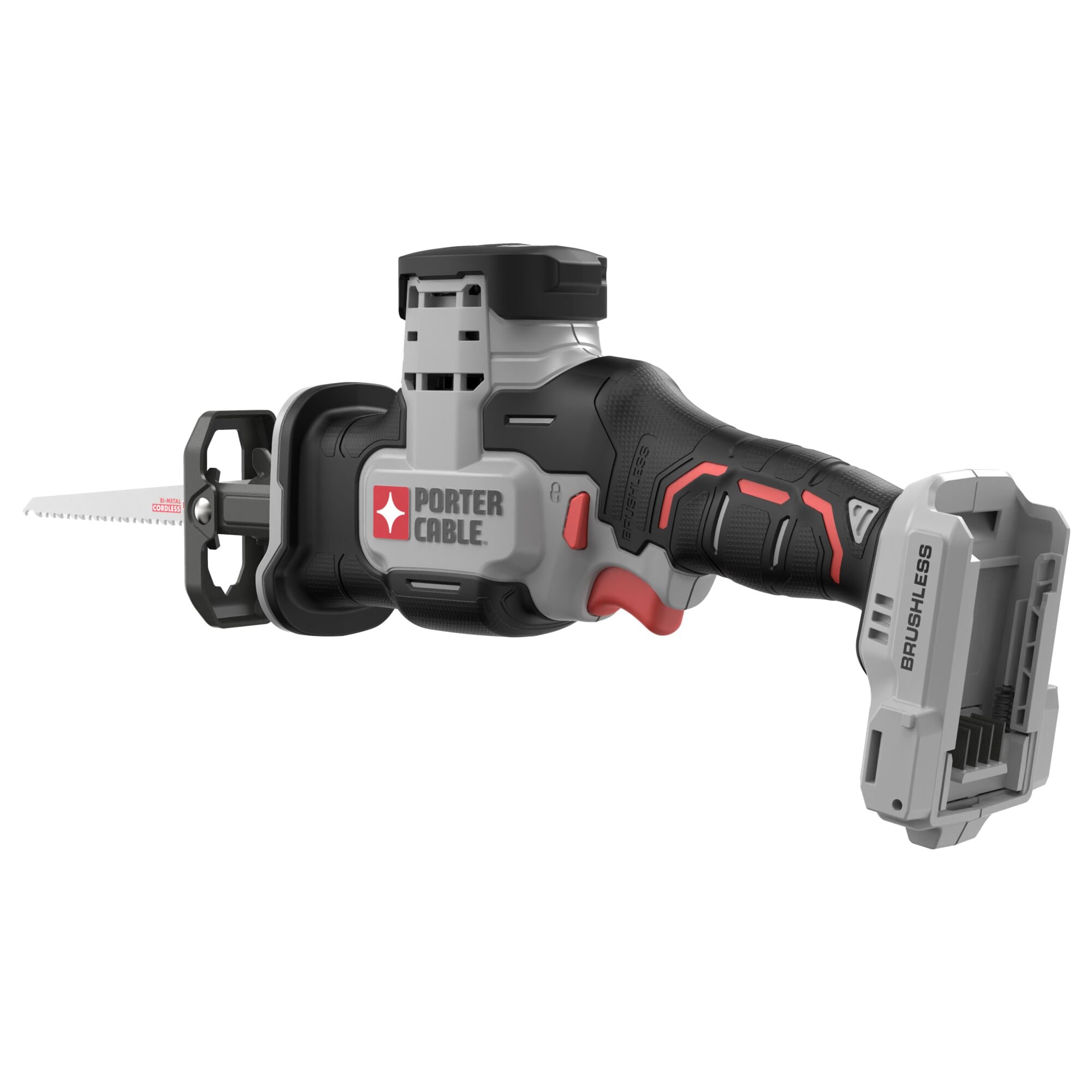 20V MAX Brushless Compact Reciprocating Saw Tool Only PORTER